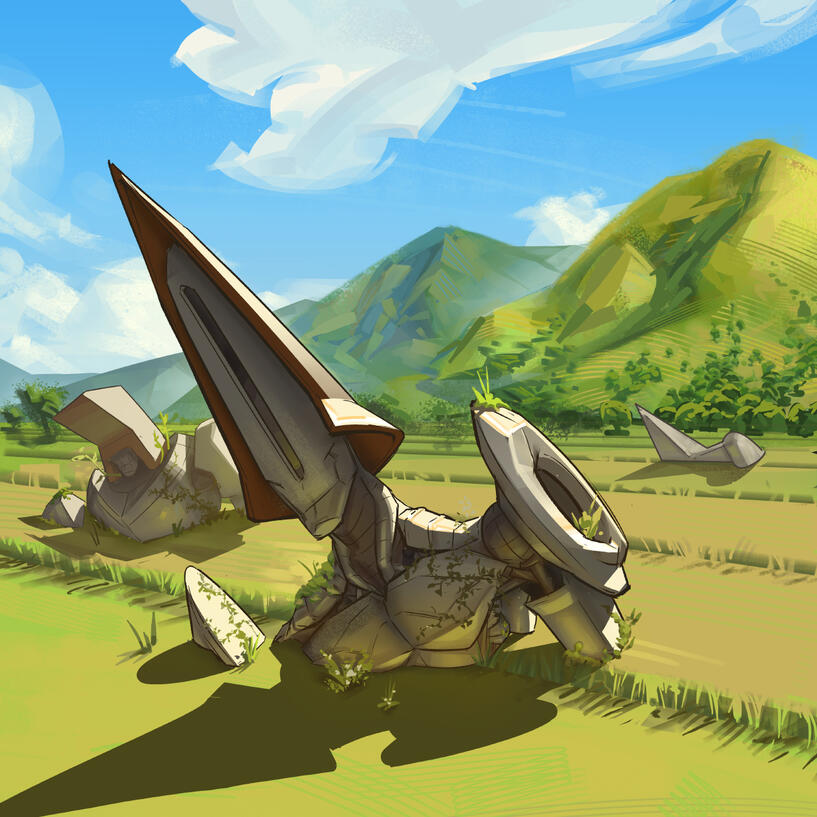 Sci-fi design illustration