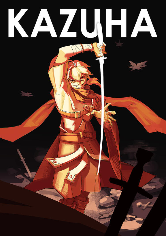 Genshin Impact's Kazuha for an art trade